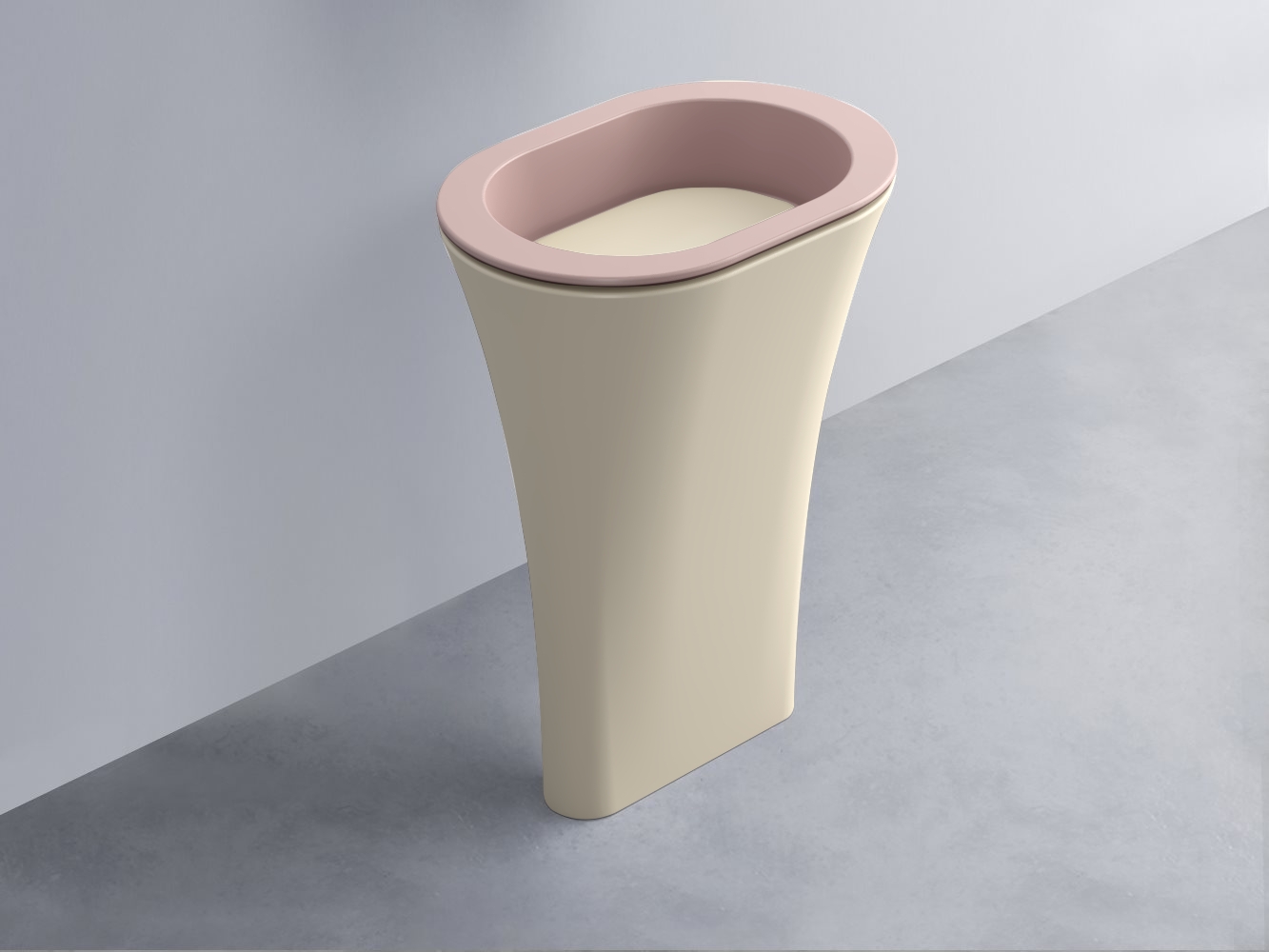 AMLA65-CP+AMPILO-LN+AMCOLO-LN Раковина Amedeo Ovale отдельностоящая cielo Enjoy + Amedeo Ceramica Cielo