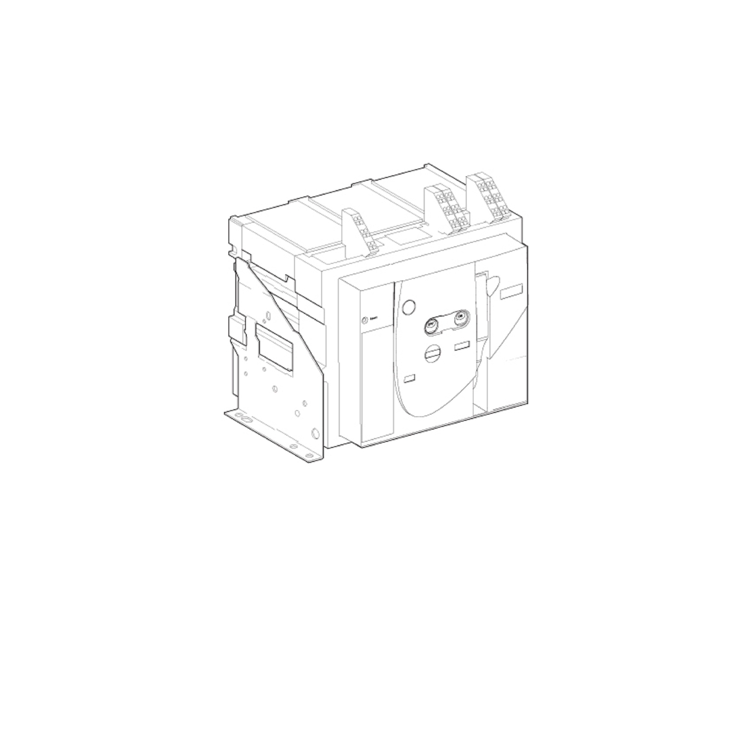 MVS22110 КОМ.БЛОК СТ.АВТ.ВЫКЛ.MVS 3P 50кА 1000А_ТОЛЬКО В СОСТАВЕ КОНФИГУР. АППАРАТОВ Schneider Electric EasyPact 