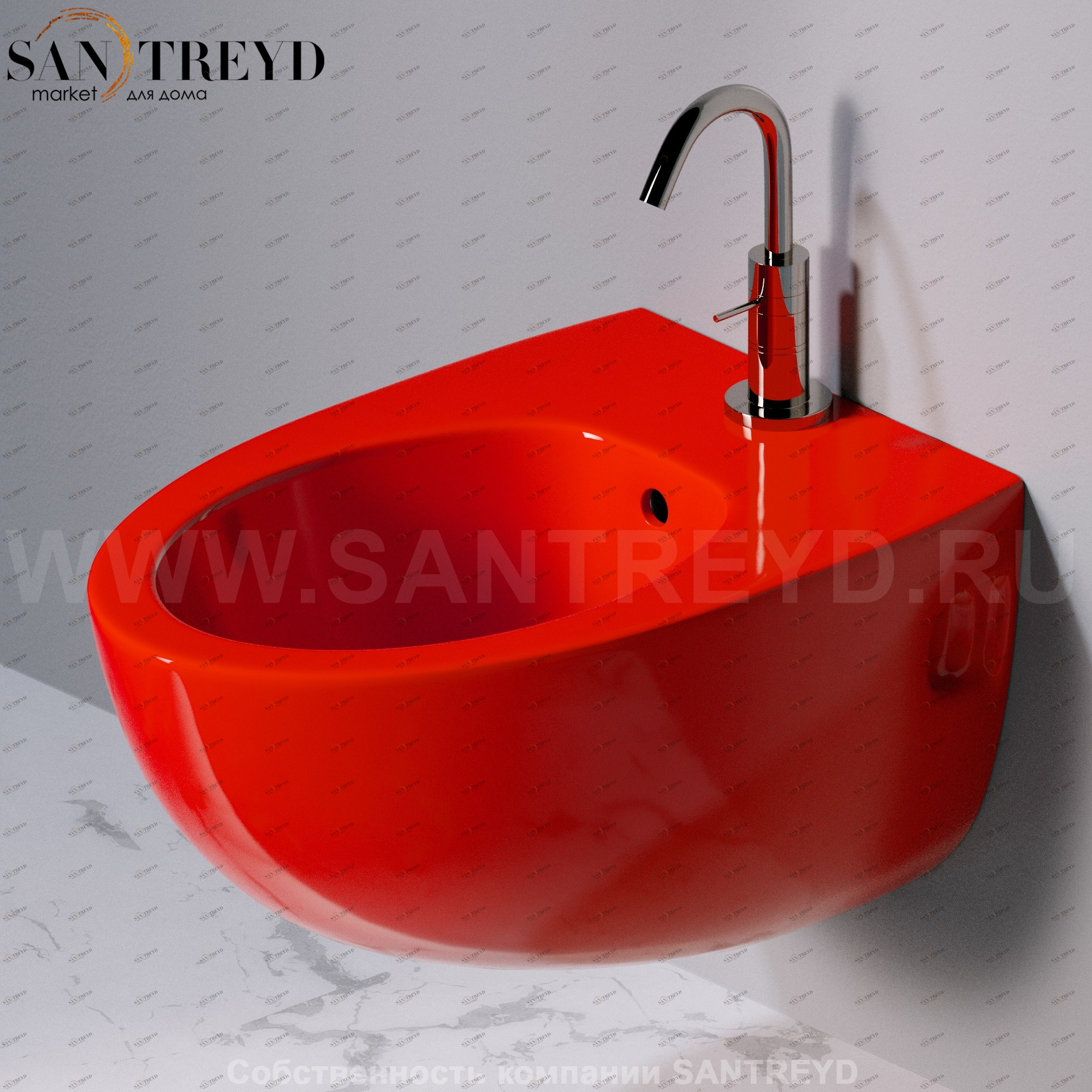 S512125 Биде подвесное OVAL A. e T. Italia AeT ITALIA