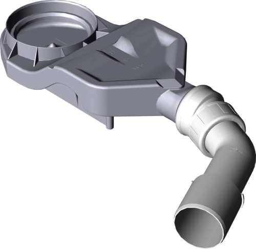 Канализационная арматура  Душевые лотки Advantix  Угловые трапы Advantix  Принадлежности для угловых трапов Advantix VIEGA 690 397 Модель 4980.65 Santreyd  - Вид №3