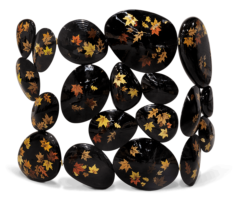 0-095 Складная ширма с золотой маркетри Boca Do Lobo  - Вид №5