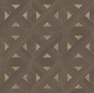 Художественный паркет Da Vinci Щитовой Со Вставкой Камня 26-009 Дуб (Гладкая) 500х500 мм.