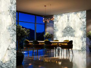 Декоративная стеклянная панель