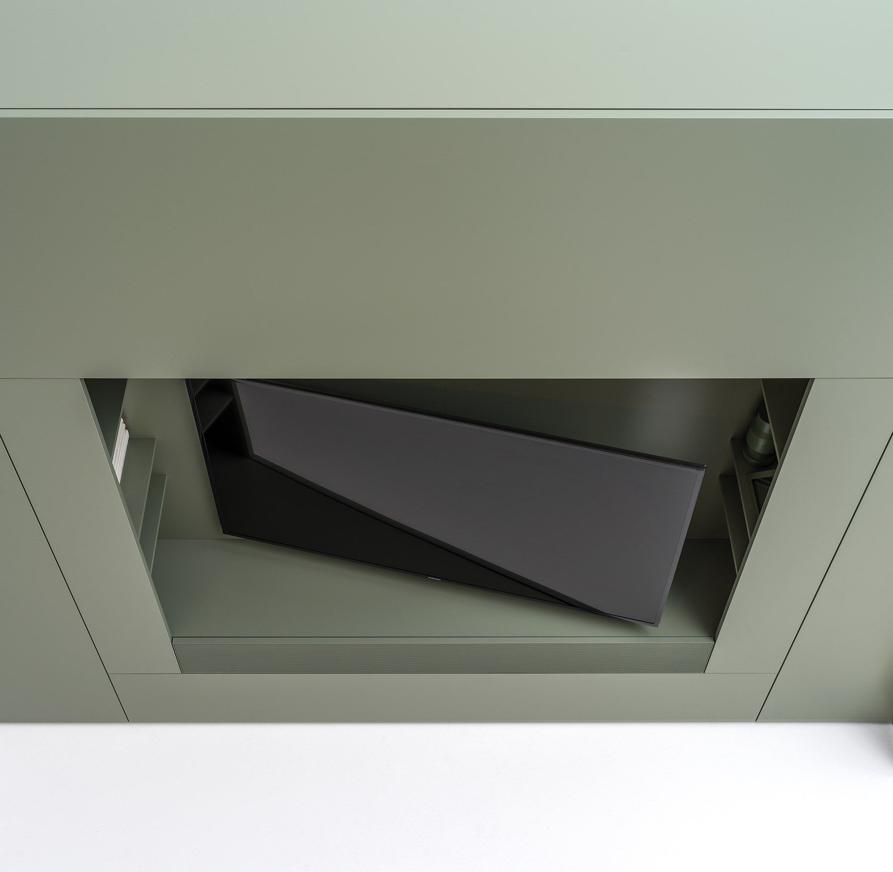 Шкаф с ТВ-модулем и изменением глубины Caccaro Roomy ARCH-00087126 - Вид №2