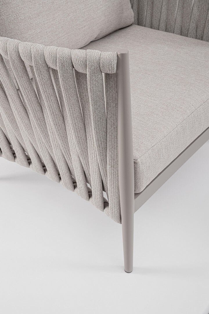 Веревочное и тканевое садовое кресло с подлокотниками BIZZOTTO Jacinta ARCH-00041239 - Вид №17