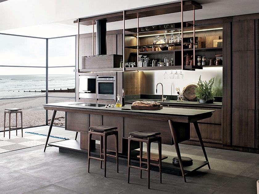 Shake Табурет кухонный из дерева, обитый, с подставкой для ног sun-id-1415493 - Вид №2