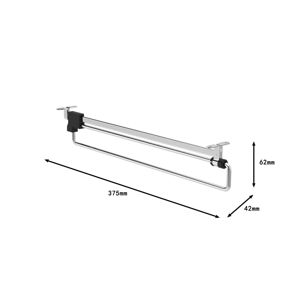 Выдвижная штанга 4.15x6.2x42 см металл цвет серый 89441007 STLM-2060829 Santreyd  - Вид №5