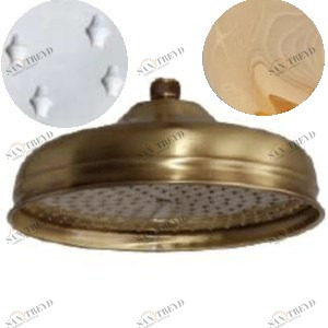 Верхний душ MIGLIORE Roma ML.ROM-35.640.DO антикальциевая - золото, Ø 200 