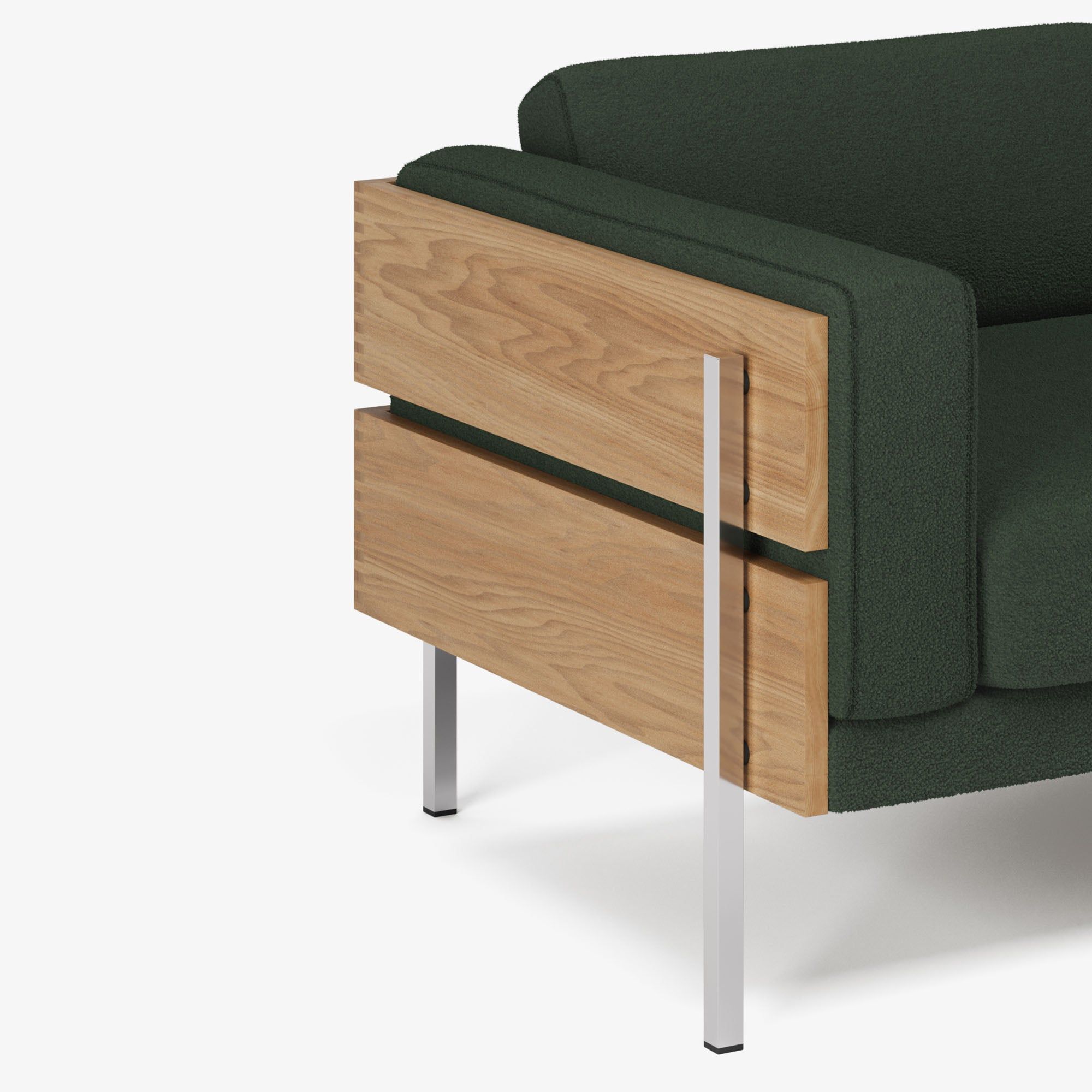 Кожаное кресло с подлокотниками Case форум ARCH-00070361 - Вид №9