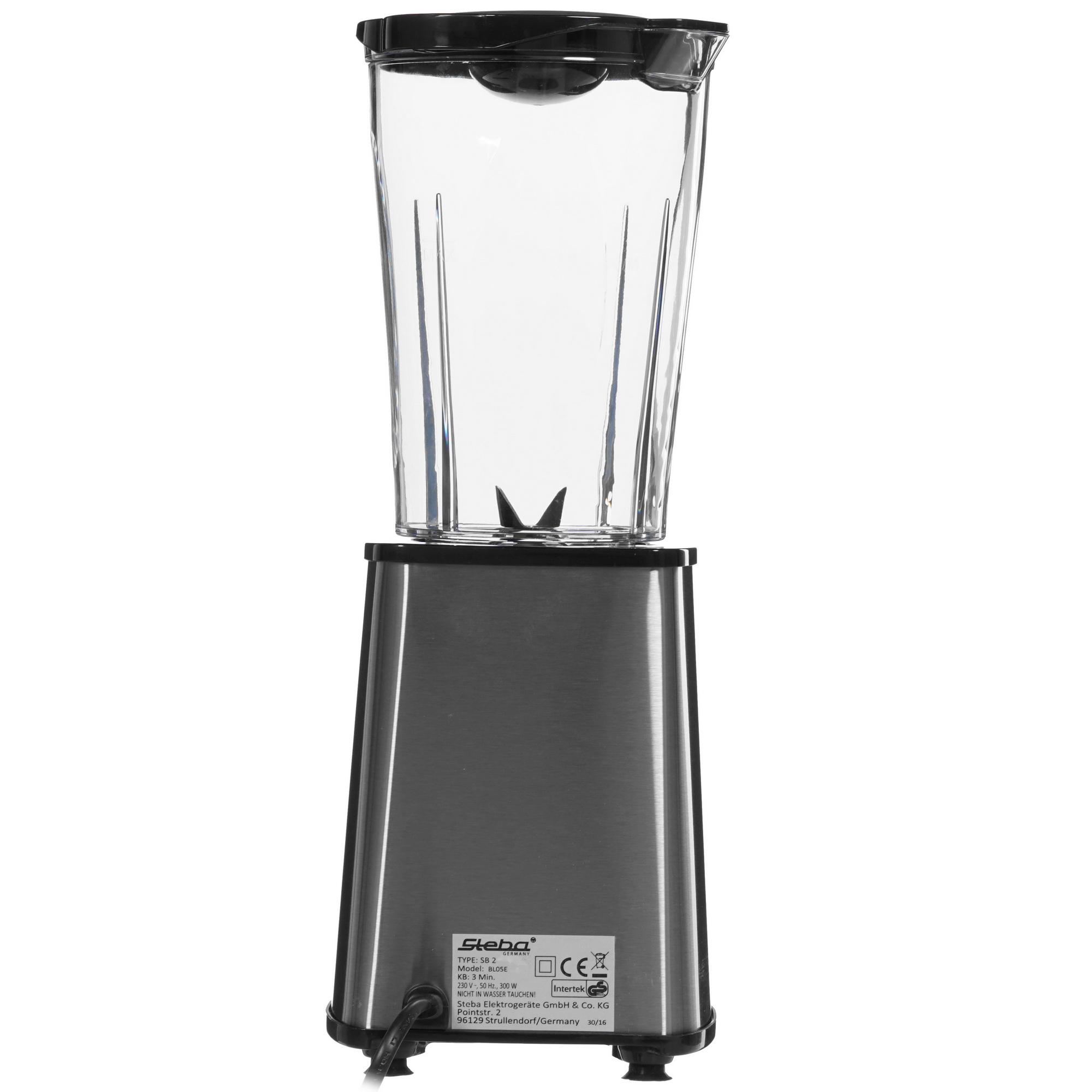 8159744 Блендер стационарный Steba SB 2 черный STDN-0093272 - Вид №4