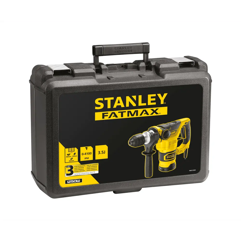 Перфоратор SDS-plus Stanley Fatmax FME1250K 1250 Вт, 3.5 Дж STLM-2175772 - Вид №9