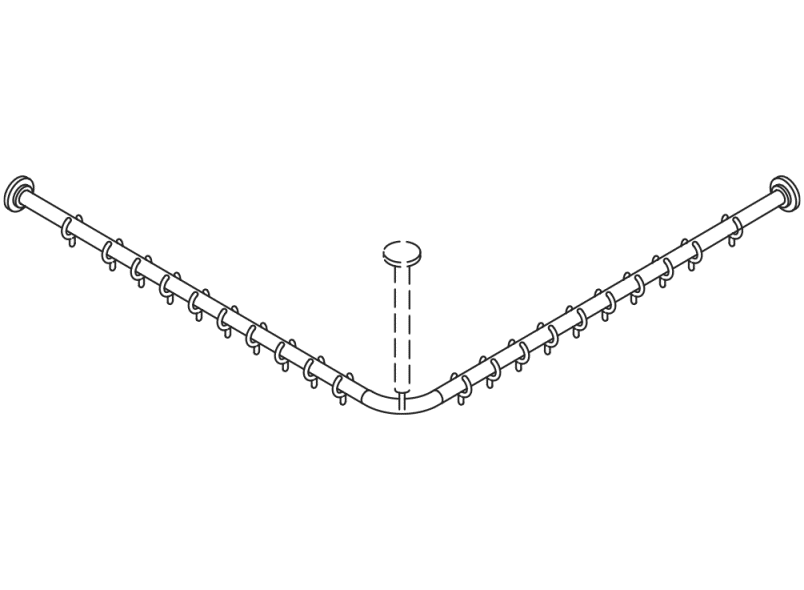 801.34.99110 Карниз HEWI Suizidhemmende Produkte  - Вид №2