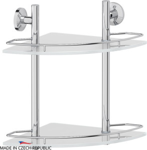 STA 072 Полка угловая 2-х ярусная 28 cm FBS Standard