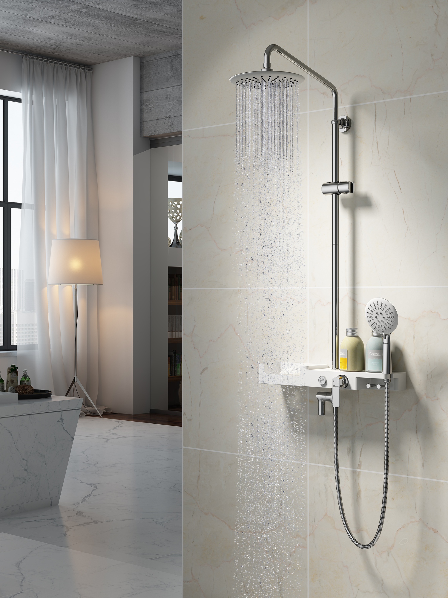 LM7007C Смеситель Tropic LM7007С для ванны и душа LEMARK TROPIC  - Вид №2