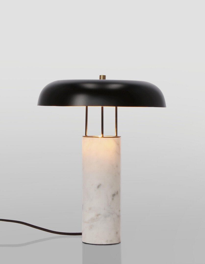 Настольная лампа из металла и мрамора BIZZOTTO KAITHAL ARCH-00077517 - Вид №2