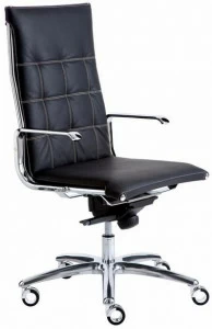 Luxy Регулируемое по высоте кресло руководителя с 5 спицами и колесами Taylord