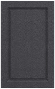 Фасады для кухни Классика Фрезеровка «Прямоугольник+» Аура графит №537