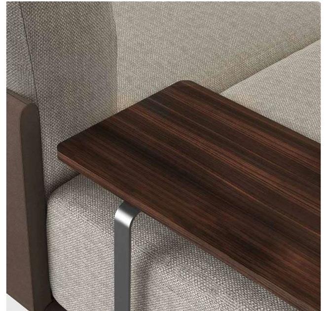 Now & Future Угловой диван из ткани с полкой для журналов sun-id-1508905 - Вид №1