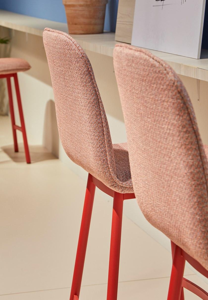 MOBLIBERICA Высокий табурет с тканевой обивкой Köln sun-id-1422761 - Вид №4