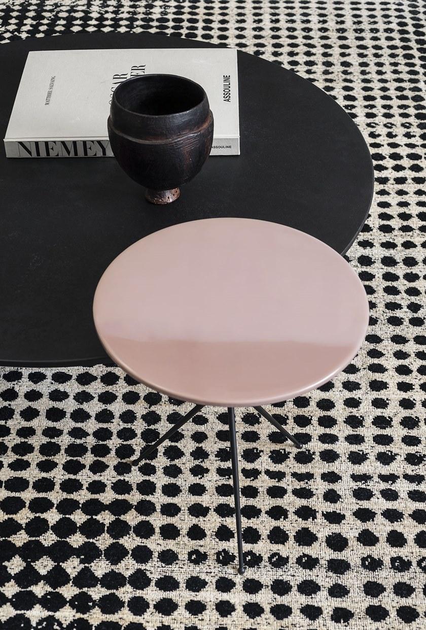 BAXTER Круглый лакированный журнальный столик Liquid sun-id-1510326 - Вид №2