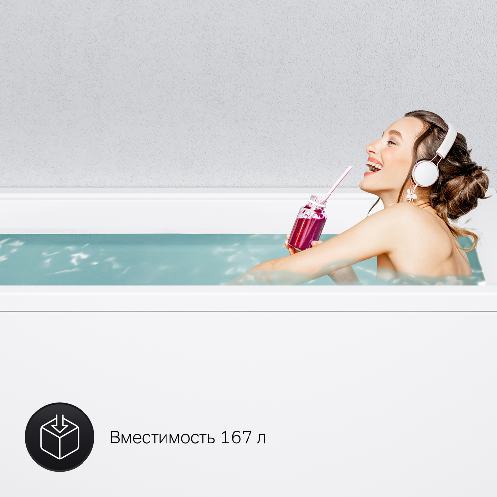 W90A-160-070W-A ванна акриловая A0 160x70 см шт AM.PM Gem - Вид №8