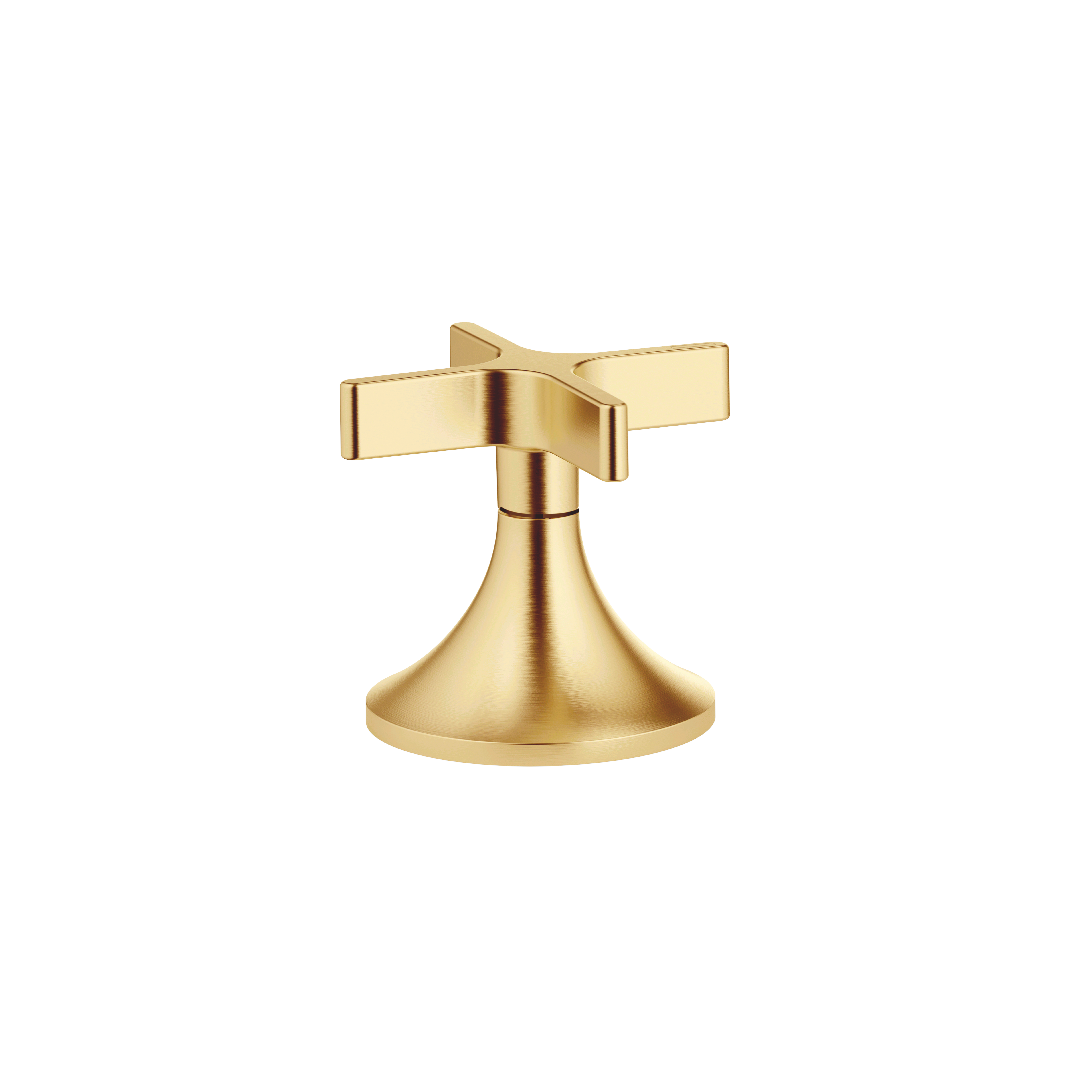 Клапан VAIA Deck с закрытием по часовой стрелке в холодном состоянии — матовая дюрбрасс (23-каратное золото) DornBracht 20000809-28