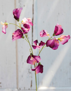 3181 005 a3 Вики искусственные, 4 штуки, 48 см, разноцветная миткалевая роза H-andreas