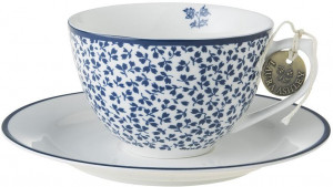 Кофейная пара капучино Laura Ashley Floris, 260мл