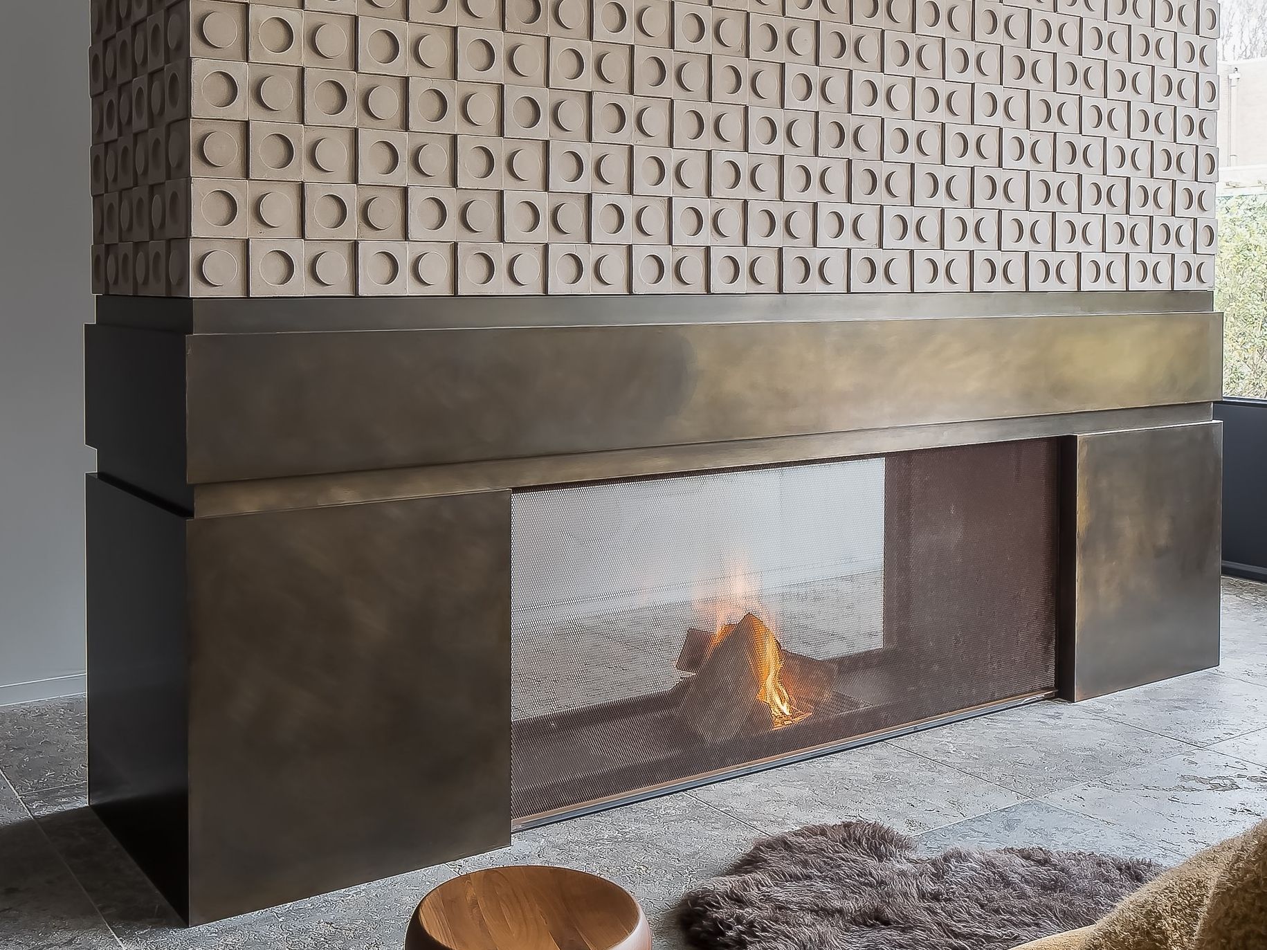 Двойной фасад дровяной камин Metalfire ARCH-00132017