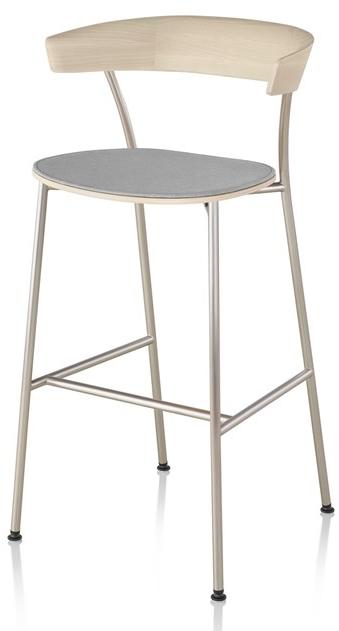 Herman Miller Деревянный табурет со встроенной подушкой Leeway sun-id-1456762 - Вид №1