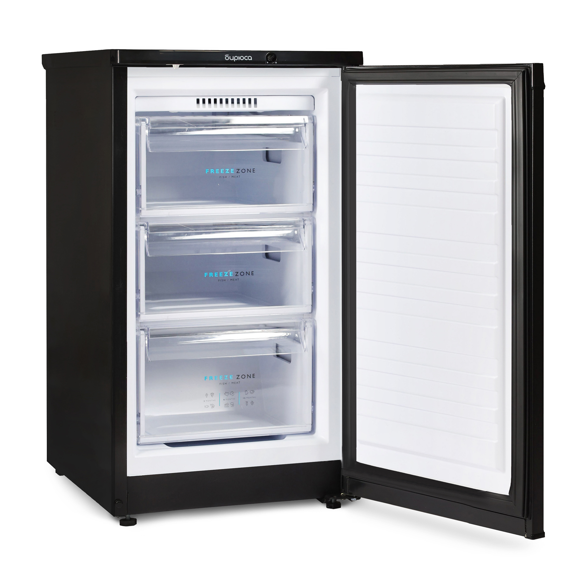 9283686 Морозильный шкаф  БИРЮСА B412 черный STDN-0046782 - Вид №3