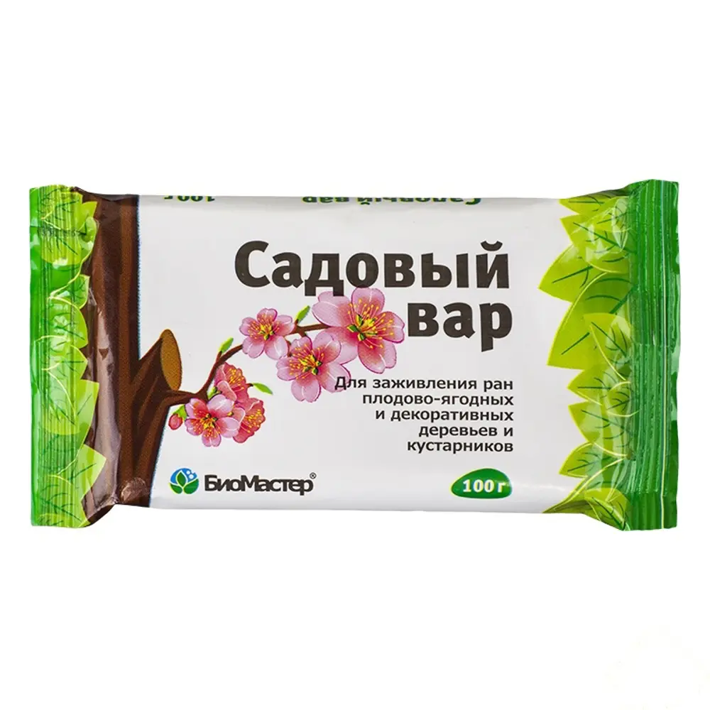 Вар садовый для заживления ран деревьев и кустарников после их обрезки или прививки «Био Мастер», 100 г БИОМАСТЕР STLM-2167023