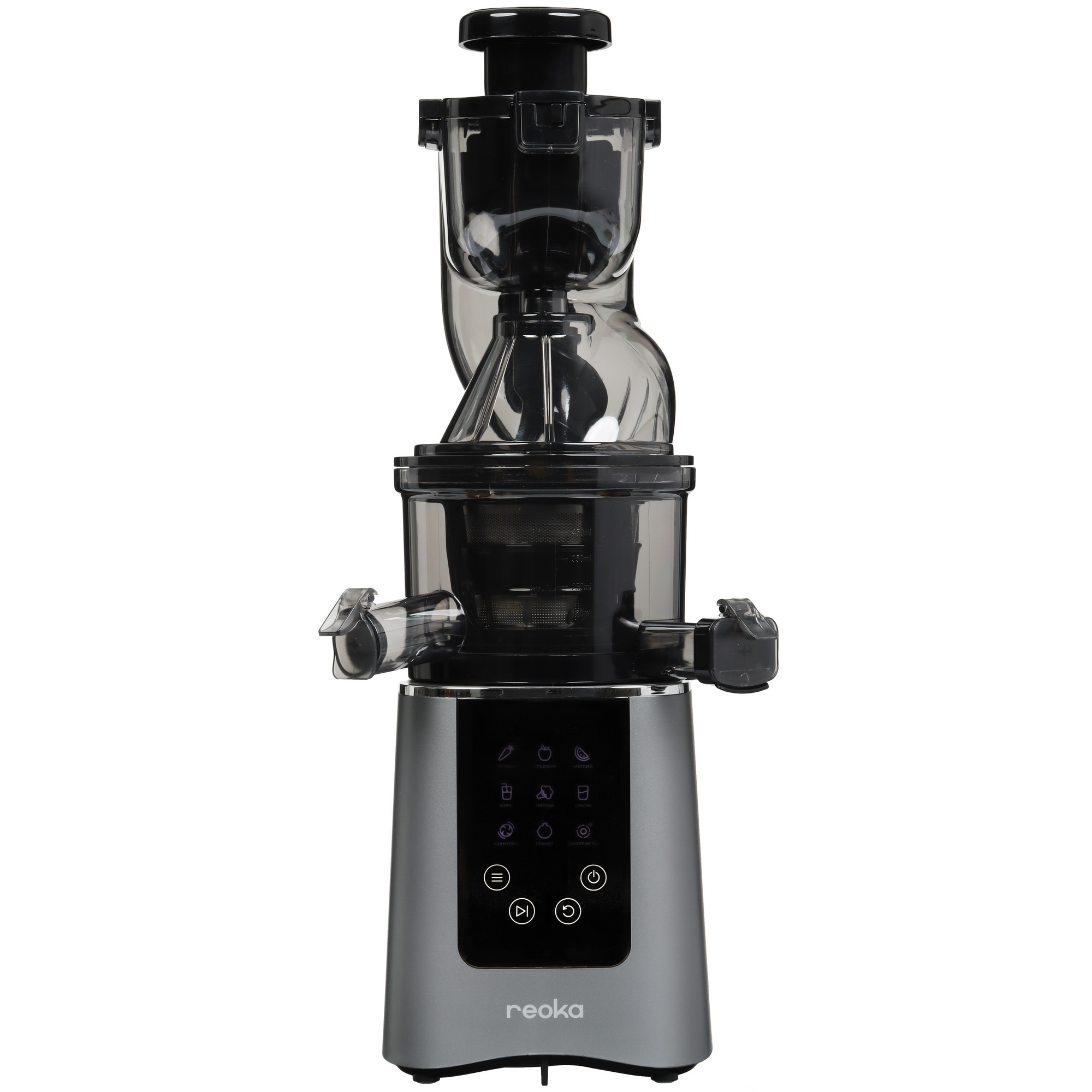 9085095 Соковыжималка электрическая Reoka RKJ-S200 серый STDN-0014368 - Вид №2