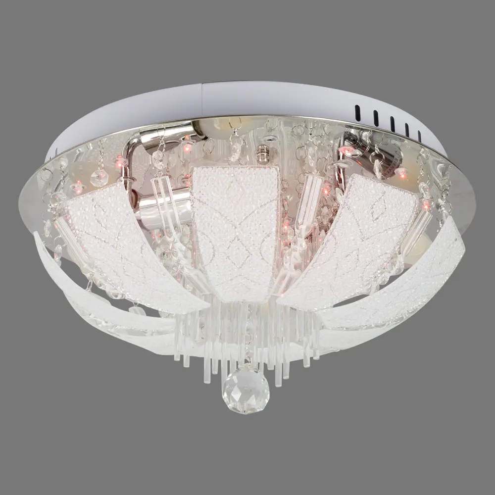 Люстра хрустальная подвесная Пари 4xE14x60 Вт, LED, металл/стекло, цвет хром 14089624 STLM-2074334 WINK  - Вид №21