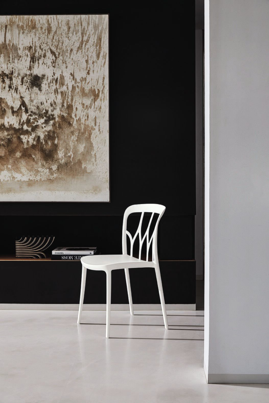 Штабелируемый стул из полипропилена и стекловолокна Bontempi Casa Galaxy ARCH-00133238 - Вид №1