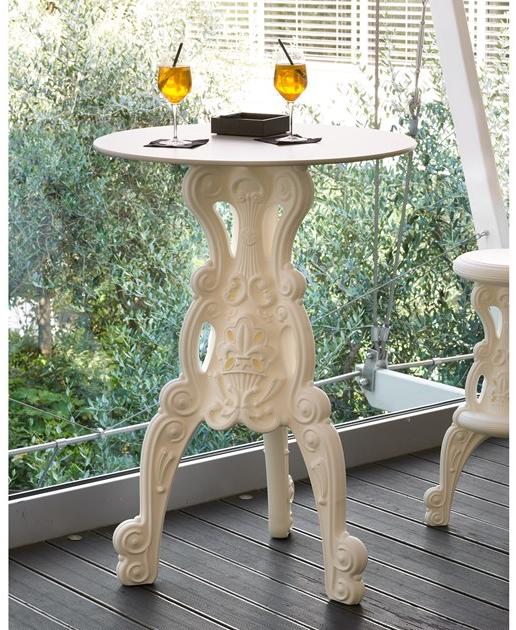 SLIDE Стол высокий круглый полиэтиленовый контрактный Design of love sun-id-1408341 - Вид №1