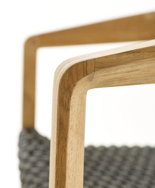 solpuri Штабелируемый стул из тикового дерева с подлокотниками Lodge sun-id-1511665 - Вид №8