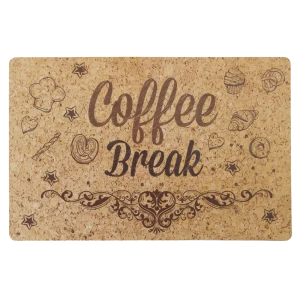 82406641 Салфетка сервировочная Coffee Break с пробковой подложкой 44x28.5 см STLM-0816860