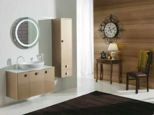 LEGNOBAGNO Лаковая тумба под умывальник с дверцами Decò