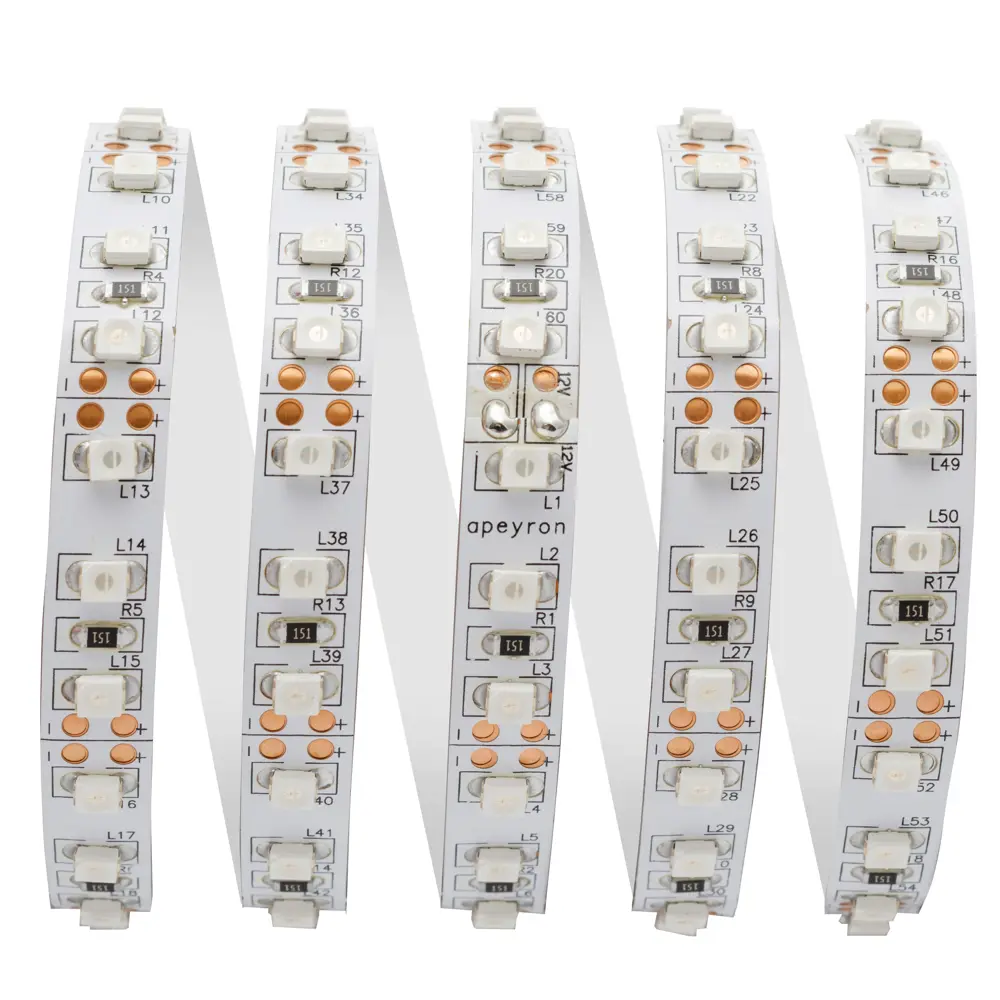 Светодиодная лента Apeyron 00-538 120 диод 9.6 Вт/м 12 В 10 мм IP20 30 м синий свет STLM-2127894 - Вид №5