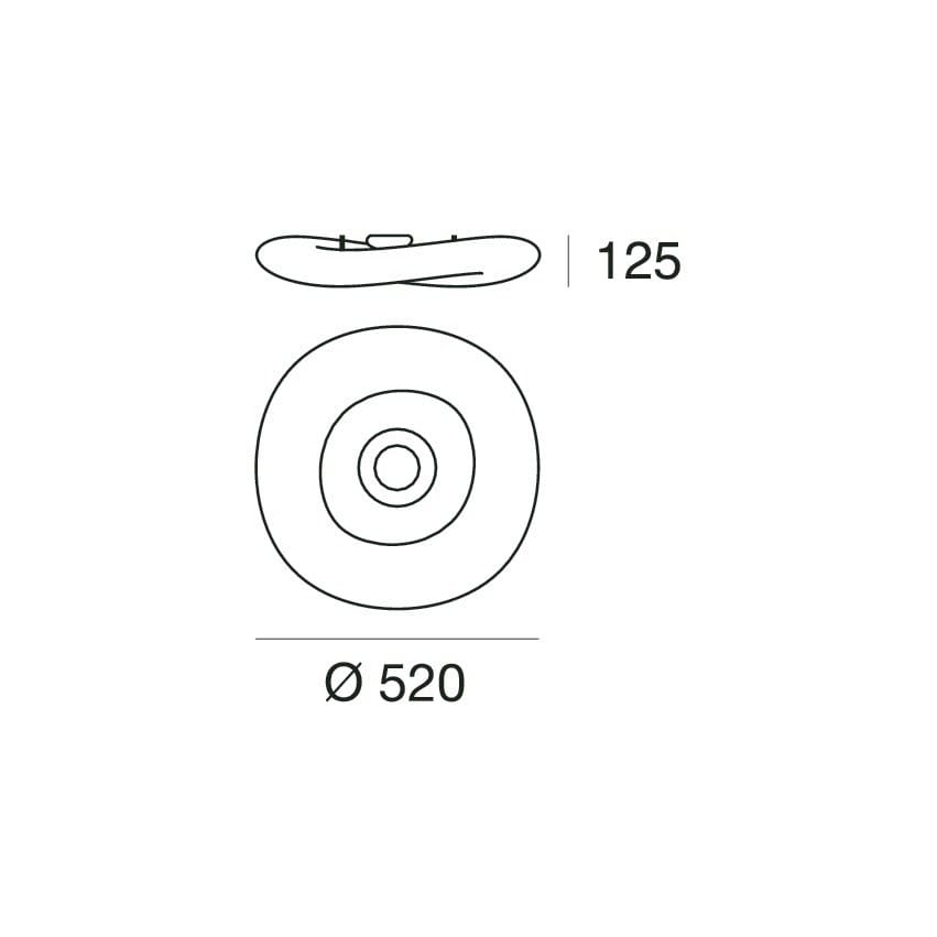 Светодиодный потолочный светильник из полиэтилена Stilnovo Mr Magoo ARCH-00017195 - Вид №2