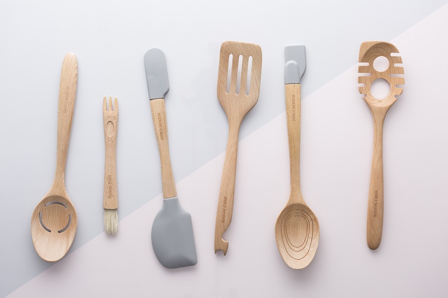 Лопатка силиконовая с двумя насадками серая Innovative Kitchen MASON CASH ДИЗАЙНЕРСКИЕ 00-3870903 Серый  - Вид №5