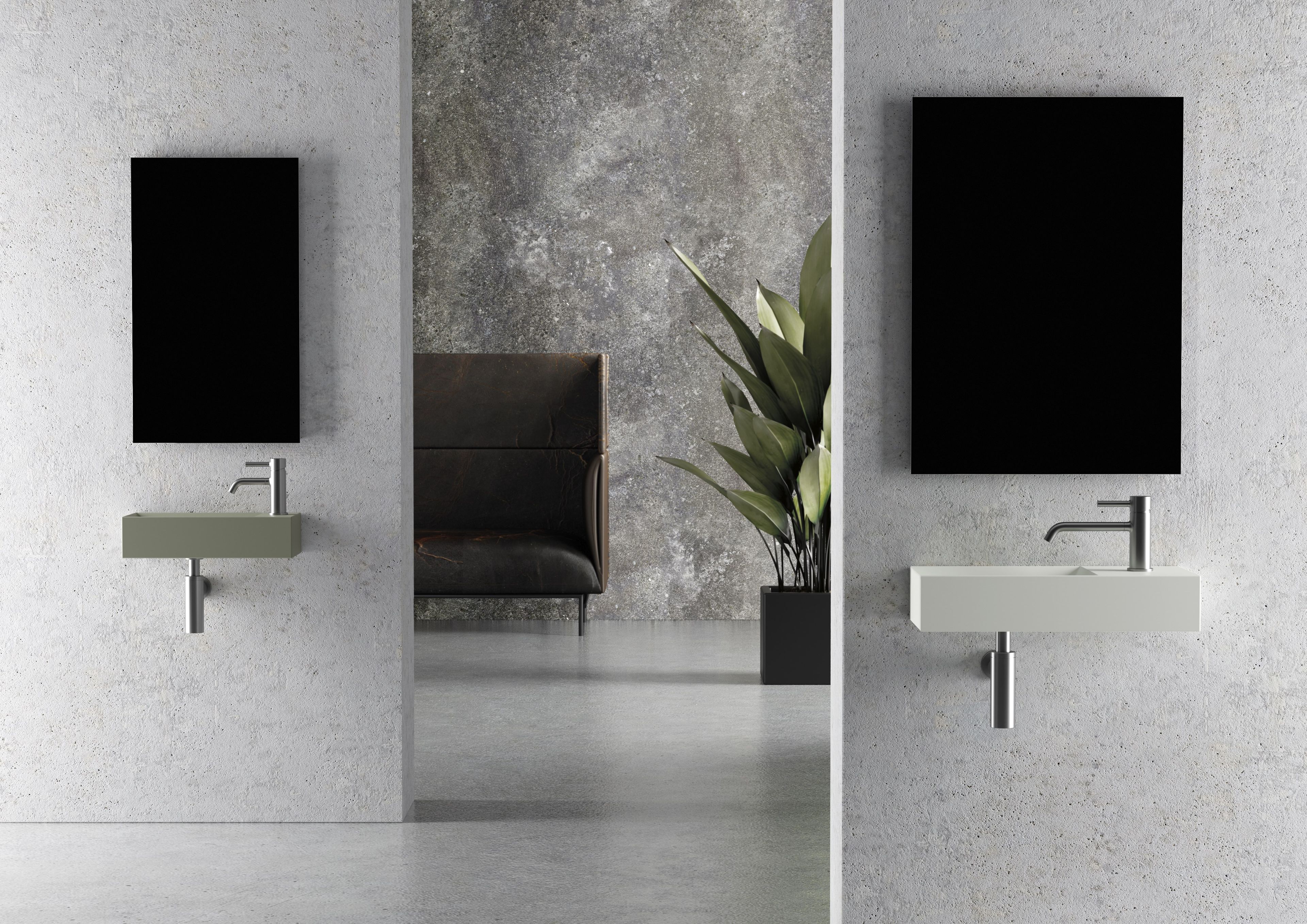 Керамическая квадратная столешница для мытья рук Alice Ceramica ARCH-00137750 - Вид №6