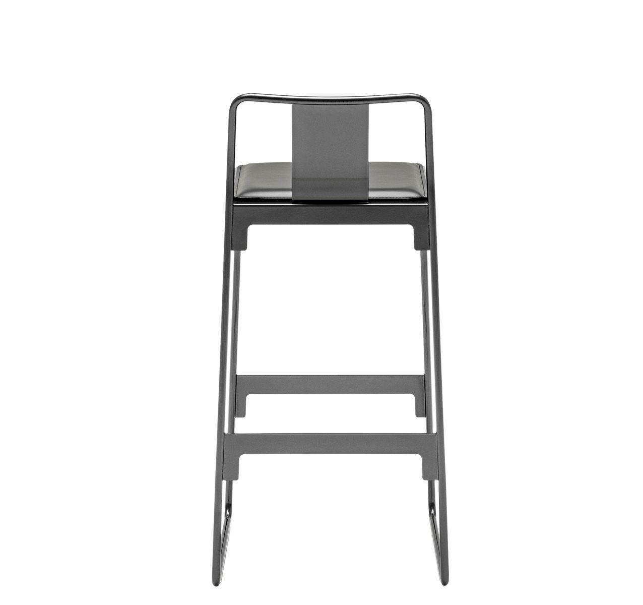 Высокий стальной стул с порошковым покрытием со спинкой Driade Mingx ARCH-00066339 - Вид №4