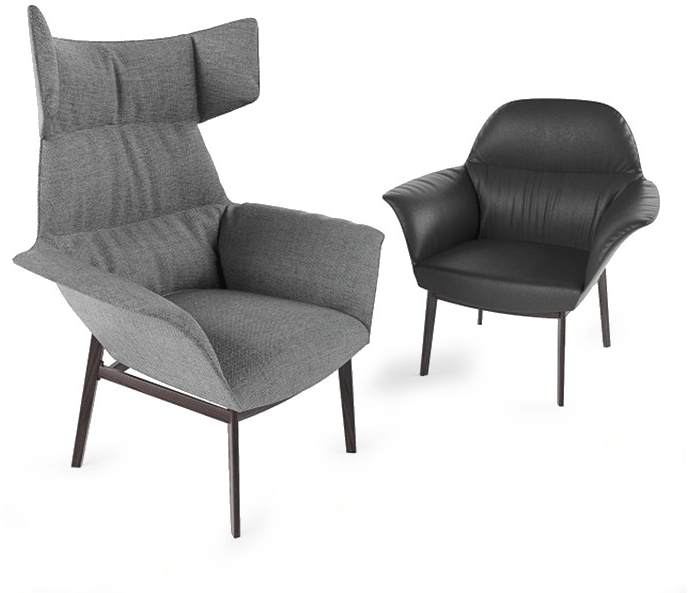 Natuzzi Кресло из ткани sun-id-1352107 - Вид №3