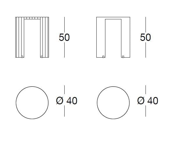 Круглый мраморный журнальный столик Longhi Loveluxe ARCH-00083129 - Вид №3