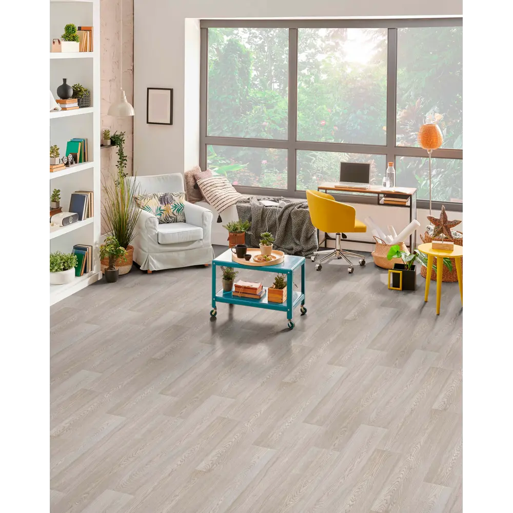 Artens Линолеум «Английский Дуб» серый с войлочной основой 18569932 STLM-0011463 - Вид №6