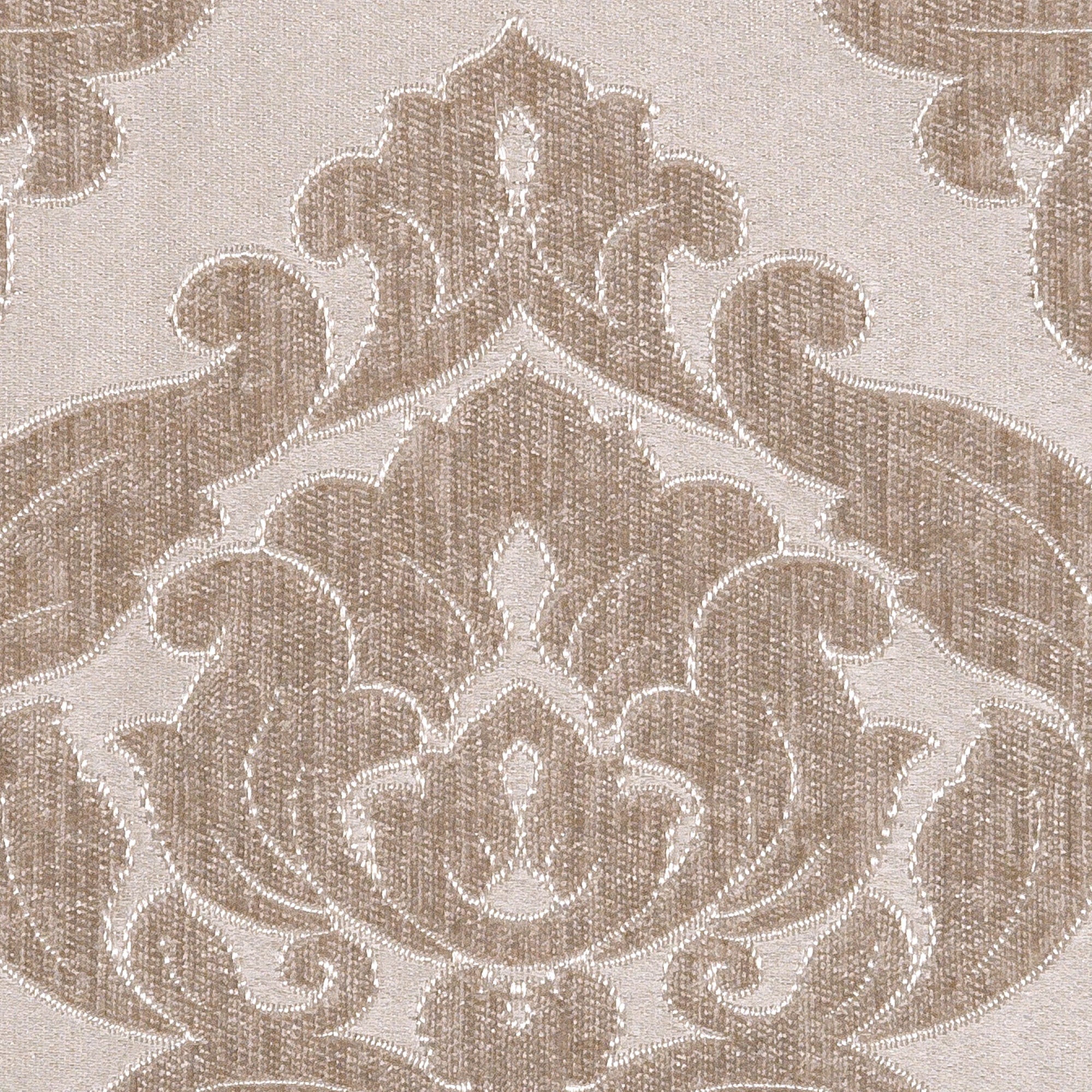 Штора «Уют» от Торгового Дома Текстиль - бежевая классика для гостиной 18201097 ТОРГОВЫЙ ДОМ ТЕКСТИЛЬ STLM-0009982 - Вид №3