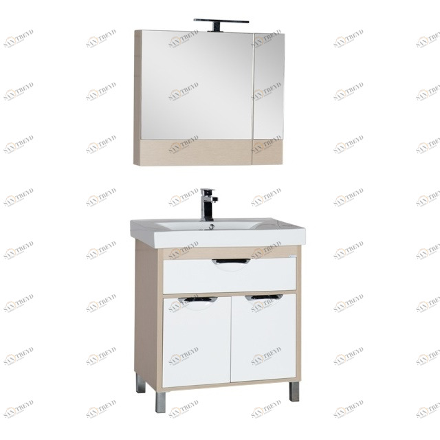 Комплект мебели Aquanet Гретта 75 светлый дуб (камерино) 00172719