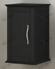 Шкафчик подвесной с одной распашной дверцей, реверсивный CEZARES 54961 Nero grafite 54960